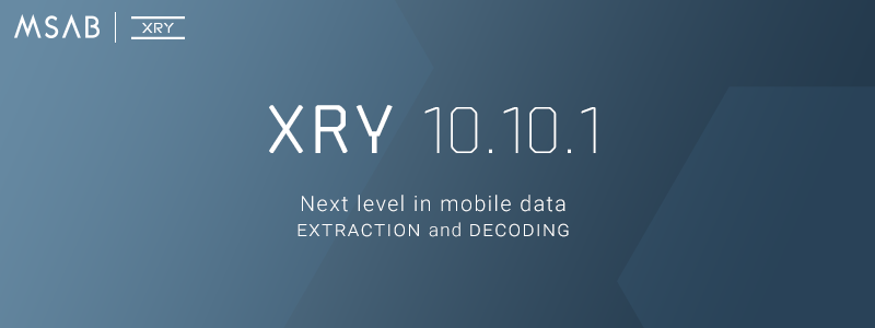 Next Level In Mobile Data Extraction And Decoding – XRY 10.10.1